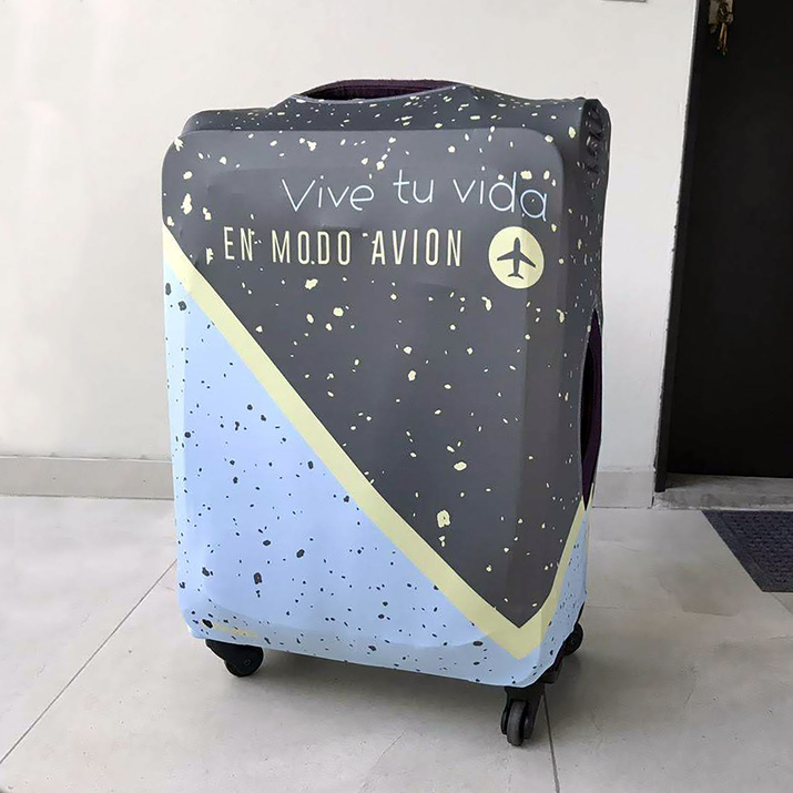 FUNDA PARA VALIJA MEDIANA - MODO AVION